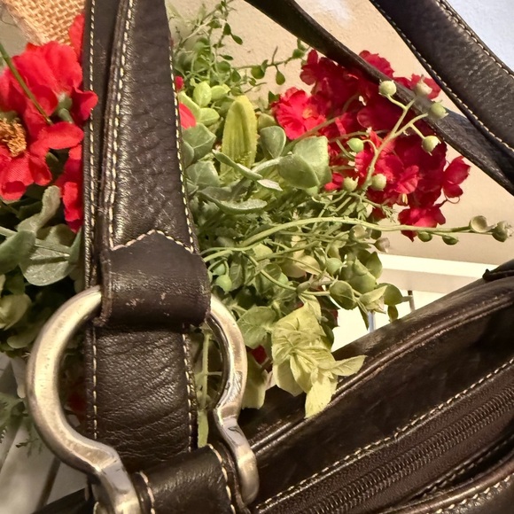 Donald J Pliner RARE vintage Italian Designer Beautiful Leather Handbag EUC - Picture 3 of 10